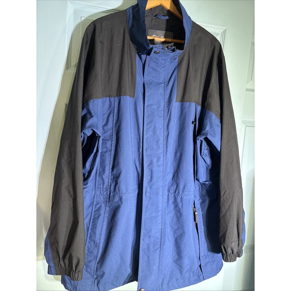 Eddie Bauer Outdoor Outfitter‎ Gortex  Jacket Coat Blue and Black XL